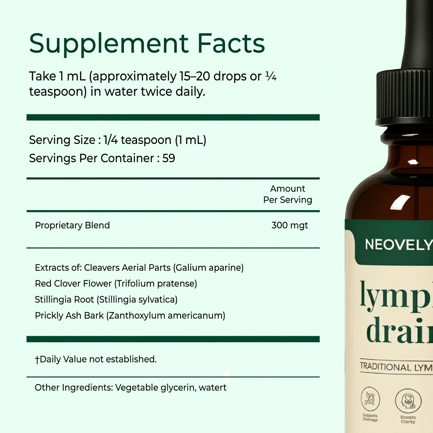 Neovely® Lymphatic Drainage Drops