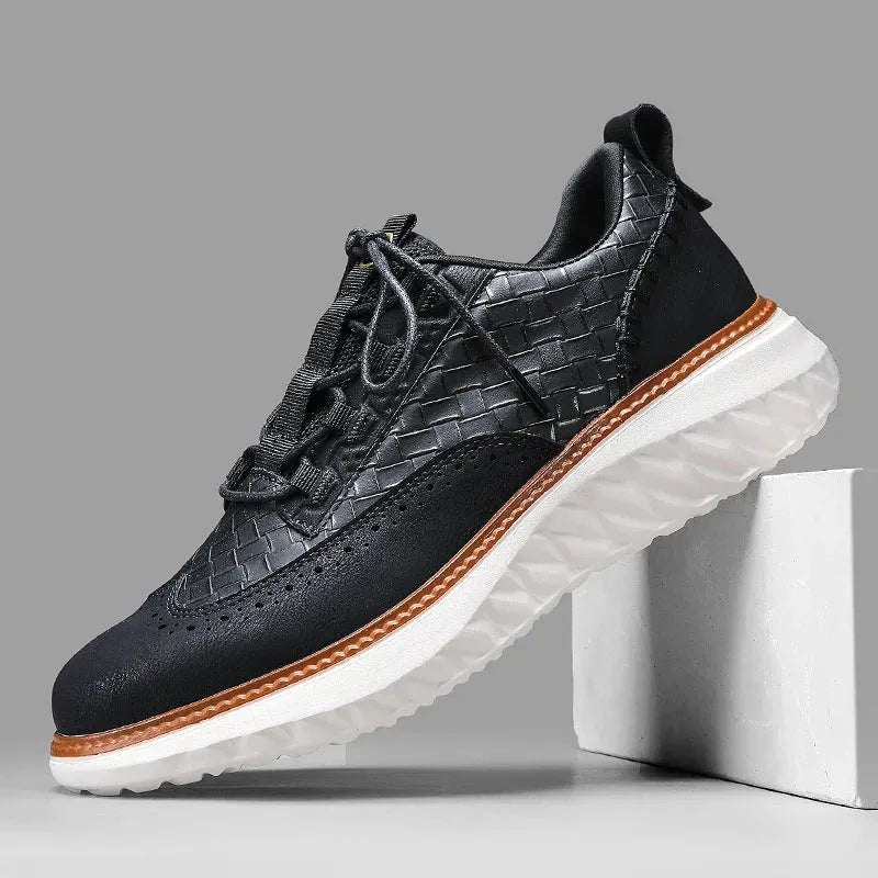 Oxford Leather Sneakers