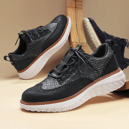 Oxford Leather Sneakers
